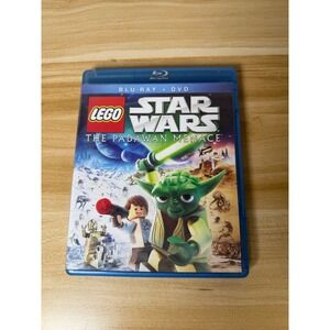 LEGO Star Wars The‎ Padawan Menace Blu Ray + DVD Combo Pack Movie